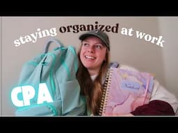 How I Stay Organized at Work! Email / Notes / What's in my Bag / Amazing Microsoft App!