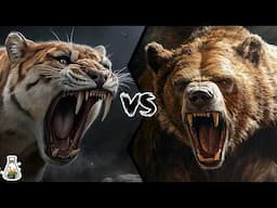 Saber-Toothed Tiger vs Cave Bear - Who Would Have Won This Fight?