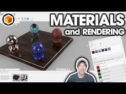 Getting Started with Fusion 360 Part 5 - MATERIALS AND RENDERING!