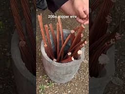 Melting Copper Wire Into a Guitar Neck