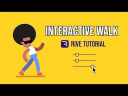 Rive - Interactive Walk | 1 Part | Interactive Motion