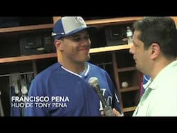 TONY PEÑA le manda CONSEJOS a TODOS los PADRES que hijos JUEGAN BASEBALL.  FRANCISCO PEÑA (hijo)