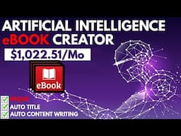 *FREE* AI Robot Generates $1,022.51 Monthly Passive Income with Auto ebooks💥AI ebook writer