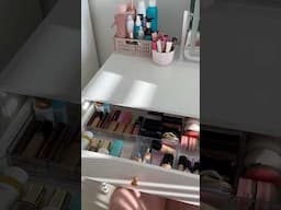 organizing my makeup vanity 💄✨