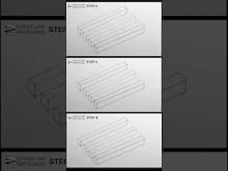 Draw The Four Bar Optical Illusion Easy