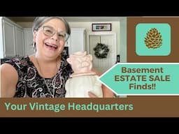 Amazing Vintage & Antiques From a Basement Estate Sale!!