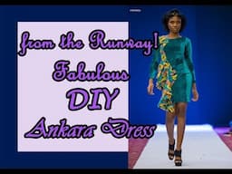 Latest Ankara and Velvet DIY Dress/ No Zipper