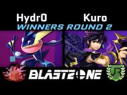 Hydr0 (Greninja) vs Kuro (Dark Pit) Blast Zone 106 WINNERS ROUND 2