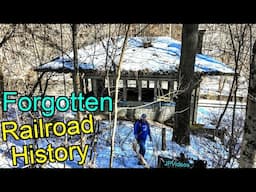 Abandoned Railroad History Hiding in The Woods - I FOUND SOMETHING Else!