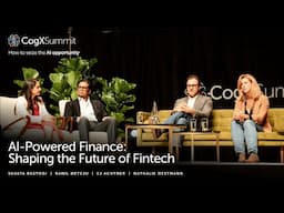 AI-Powered Finance: Shaping the Future of Fintech | CogX Summit 2024