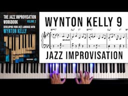 How To Improvise Jazz Piano like Wynton Kelly. The Jazz Improvisation Workbook Volume 2-9