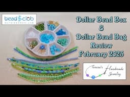 Dollar Bead Box & Dollar Bead Bag Review | February 2025 #dollarbeadbox #beading #diybeadedjewelry