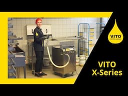 VITO X-Series - Frying oil filter for bakeries and commercial kitchens