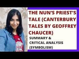 The Nun's Priest's Tale of The Canterbury Tales by Chaucer Summary & Analysis