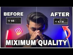 "How to Upload Crisp & Clear Reels on Instagram in 2025 | Ultimate Guide!" ( HD QUALITY ) 😱