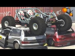 BeamNG.Drive Mod : DW Rock Bouncer (Crash test)