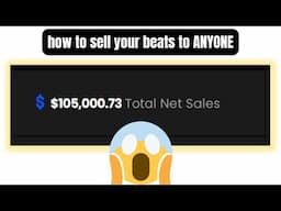 How to Sell Beats to BROKE Rappers (make money selling beats online)