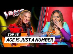 Unforgettable Blind Auditions of People over 50 Years Old on The Voice