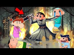 Nurse Shinchan Killed His Friends In DBD 😱🔪  | Shinchan Playing Dead By Daylight 😂 | Horror Game 😰