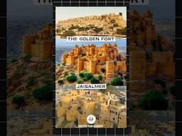 The Golden fort of Jaisalmer - Sonar fort #shorts