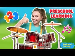 Preschool & Toddler Learning Video - Learn Drums for Kids | Educational Videos for Toddlers