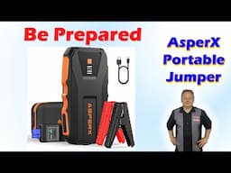 Portable Jump Starter Power Supply - AsperX