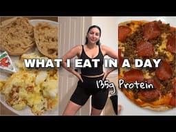 WHAT I EAT IN A DAY TO LOSE FAT | EAT 135g PROTEIN A DAY