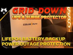 LifePO4 Battery Revolutionizes GRID DOWN Power Outage Protection!