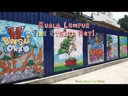 Kuala Lumpur, Street Art - Travel Extra #TravelAroundTheWorld #Shorts