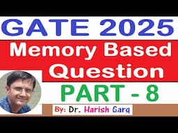 GATE 2025 Mathematics | Part 8 | Memory Based Question | Short Cut Tricks