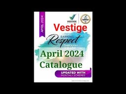 Vestige April 2024 Catalogue/ Vestige Products Monthly Scenes April 2024