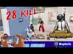 Solo vs Squad Erangel 28 Kill 😳 | HemaPUBG Gameplay 🔥