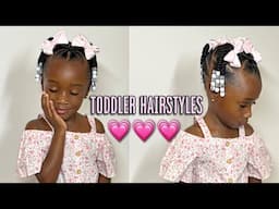 Simple & Cute Toddler Girl Hairstyle |Type 4 Hair