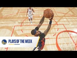 Golden State Warriors Plays of the Week | Week 15 (2024-25 NBA Season)