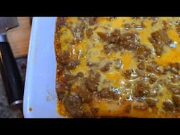 EASY Beef & Cheese Enchiladas | Chili Gravy Recipe