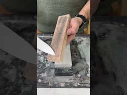 Japanese chef knife sharpening on Japanese water stones.