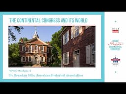 Young People's Continental Congress 2025 - The Continental Congress and its World