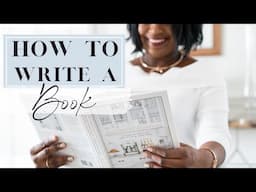 How To Write A Book