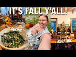 FALL VLOG | decorating for autumn, recipes & home repair projects