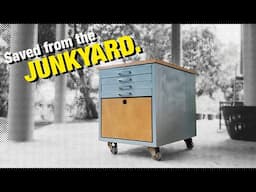 #DIY I SAVE THIS FILE CABINET FROM THE JUNKYARD.