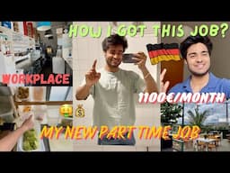 My New Part Time Job in Germany🇩🇪 | Workplace? | How many euros per hour?💰