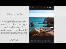 How to Install Sasha Juliard's Mobile Presets