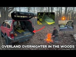 Solo Overland Overnighter in the Woods with My 3rd Gen 4runner