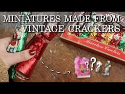 What Miniatures Can We Make From The Contents Of 2 Vintage Crackers?