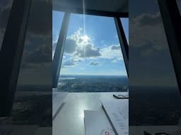 On Top of the World 🤯 CN Tower view in Toronto, Canada 🇨🇦 #cntower #toronto #canada #timelapse