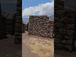 Ancient temple on top of a mountain Pisac #temple #mountain #pisac