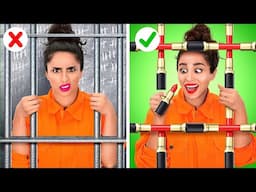 How to Bring Makeup into Jail! Funny Situations by 123 GO!