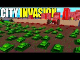 Full-Scale Invasion of Army Men CITY WALLS Defense! - Attack on Toys