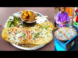 50/- Rs की धांसू Sunil के Paneer वाले Chole Kulche 🤩 | Street Food India