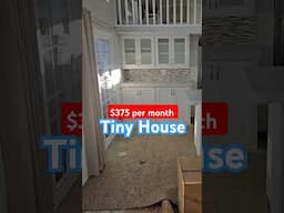 FOR SALE - Tiny House $375 per month or $43,500 #tinyhouse #tinyhome #affordable